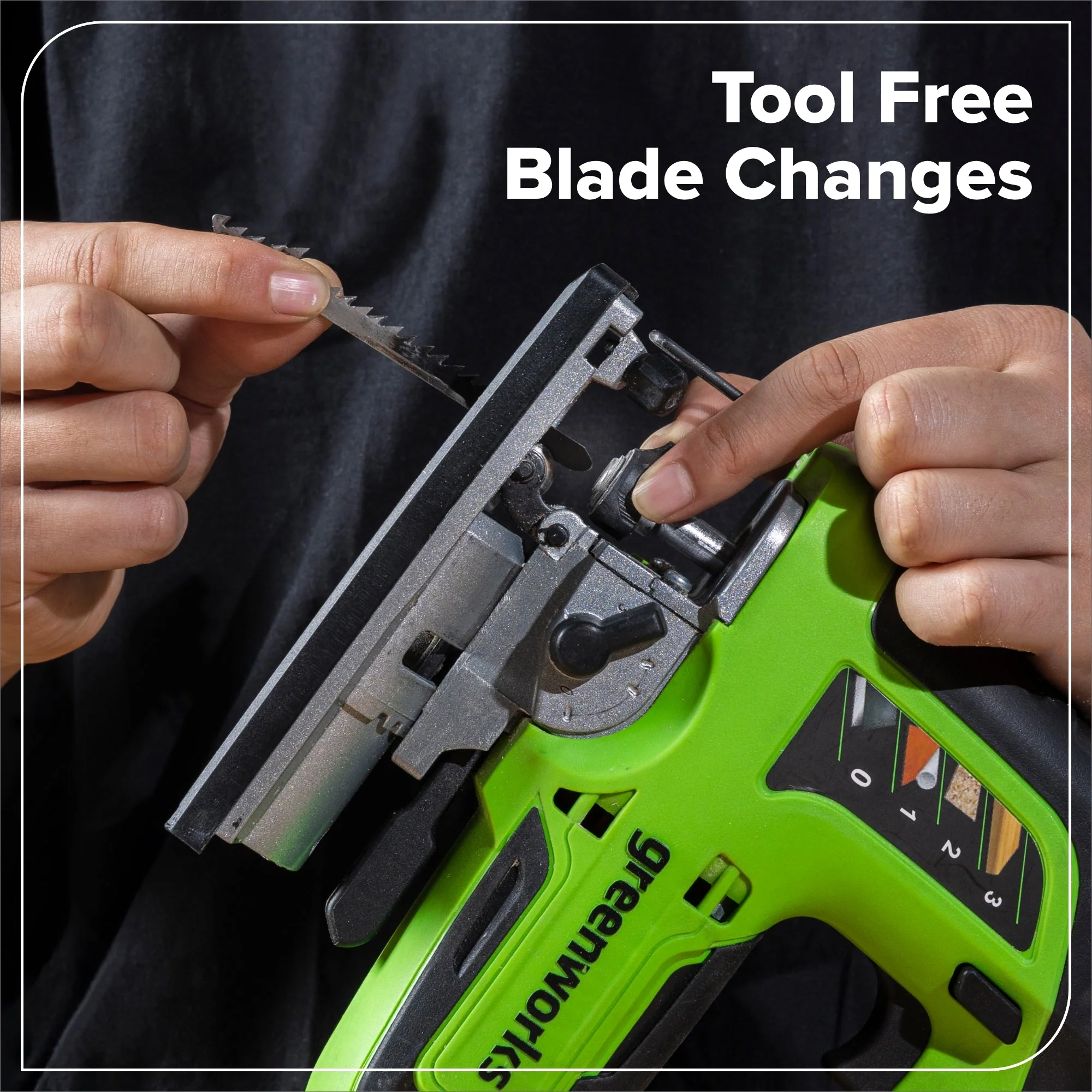 24V Brushless Power Tool 6PC Combo Kit: (2) 2.0 Ah USB-C Batteries and 30W Charger - Image 24